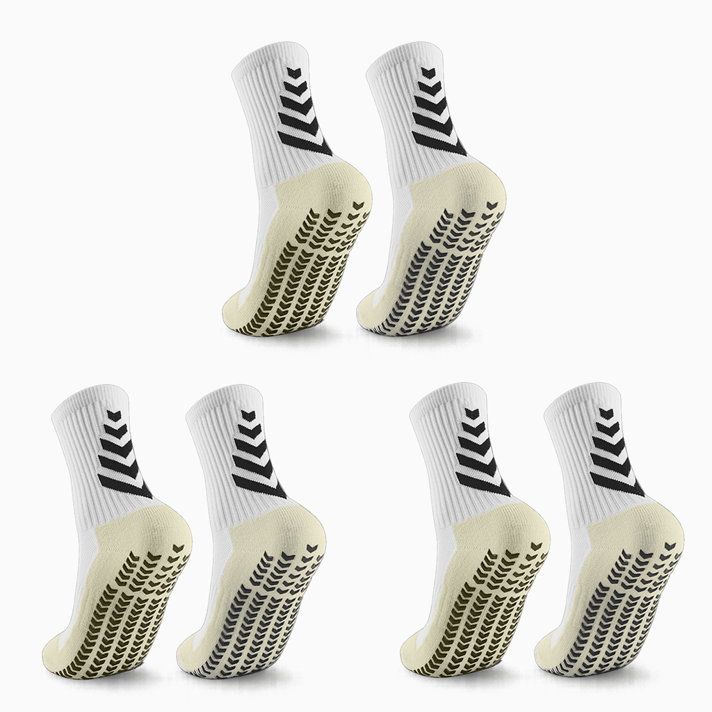 PLYA | 3 Pairs of Adults Grip Socks 2.0